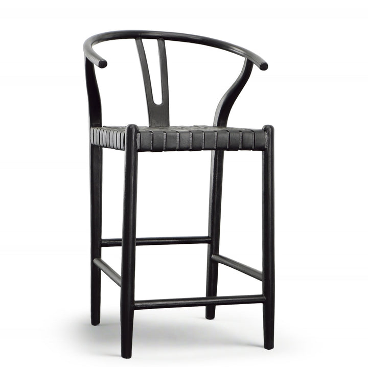 BARLEY COUNTER STOOL: ANTIQUE BLACK