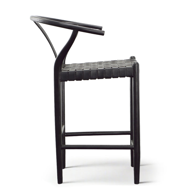 BARLEY COUNTER STOOL: ANTIQUE BLACK