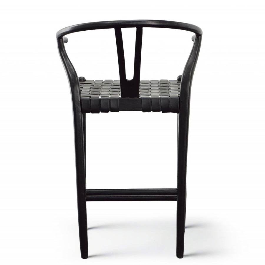 BARLEY COUNTER STOOL: ANTIQUE BLACK