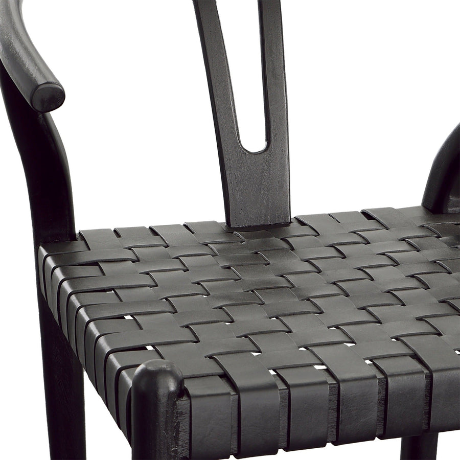 BARLEY COUNTER STOOL: ANTIQUE BLACK