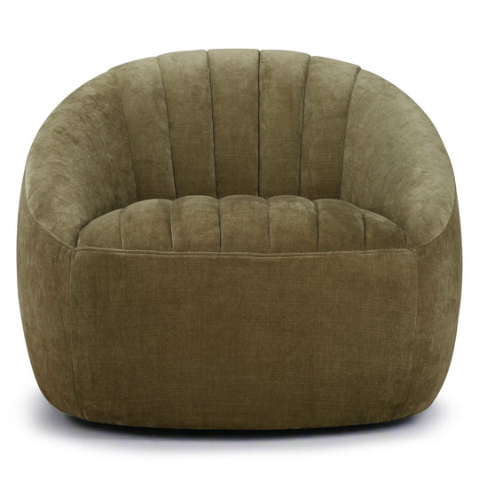 BARROW CHAMBRAY CHENILLE SWIVEL CHAIR