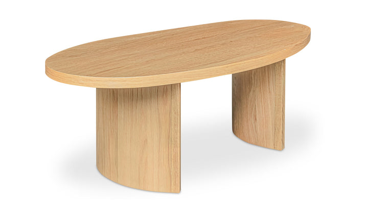 BEAN DINING TABLE: NATURAL OAK