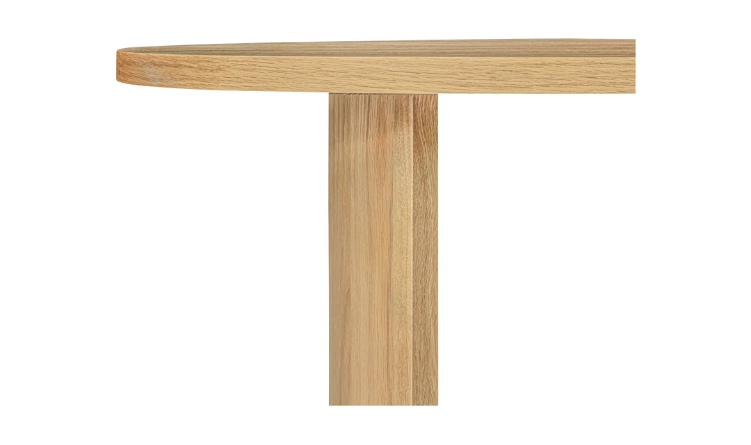 BEAN DINING TABLE: NATURAL OAK