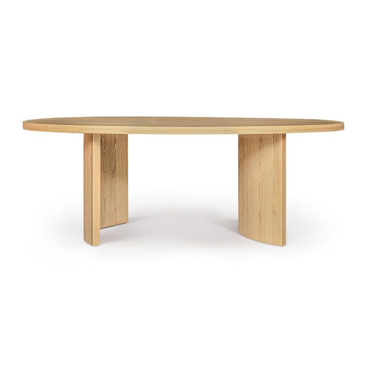 BEAN DINING TABLE: NATURAL OAK