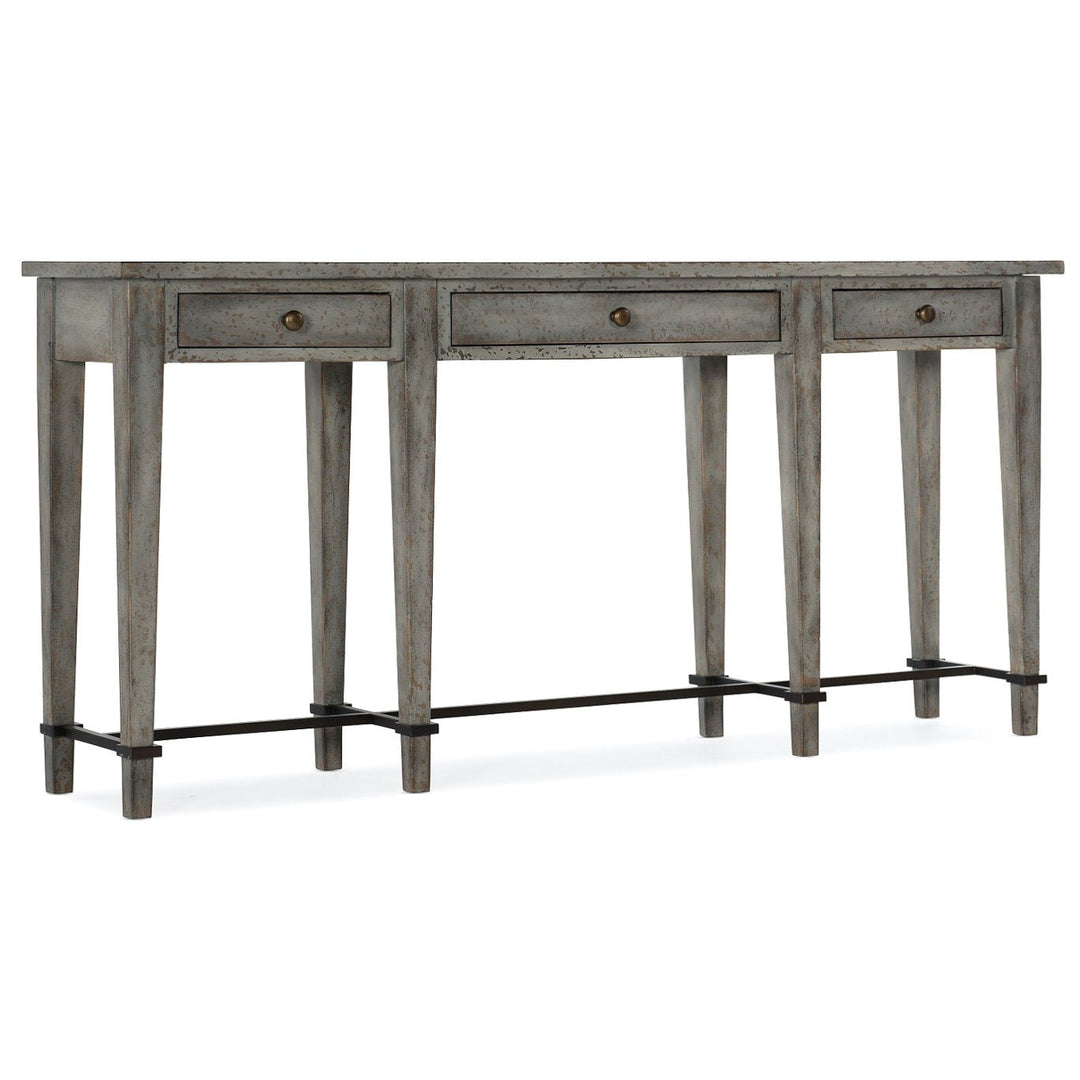 BELLA VINTAGE GREY CONSOLE TABLE