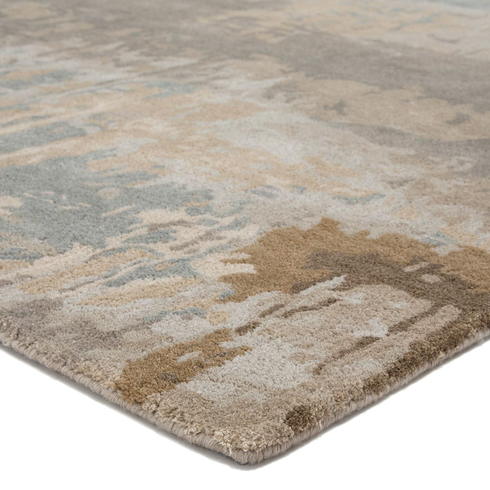 BENA WOOL + VISCOSE RUG: SAND, STONE