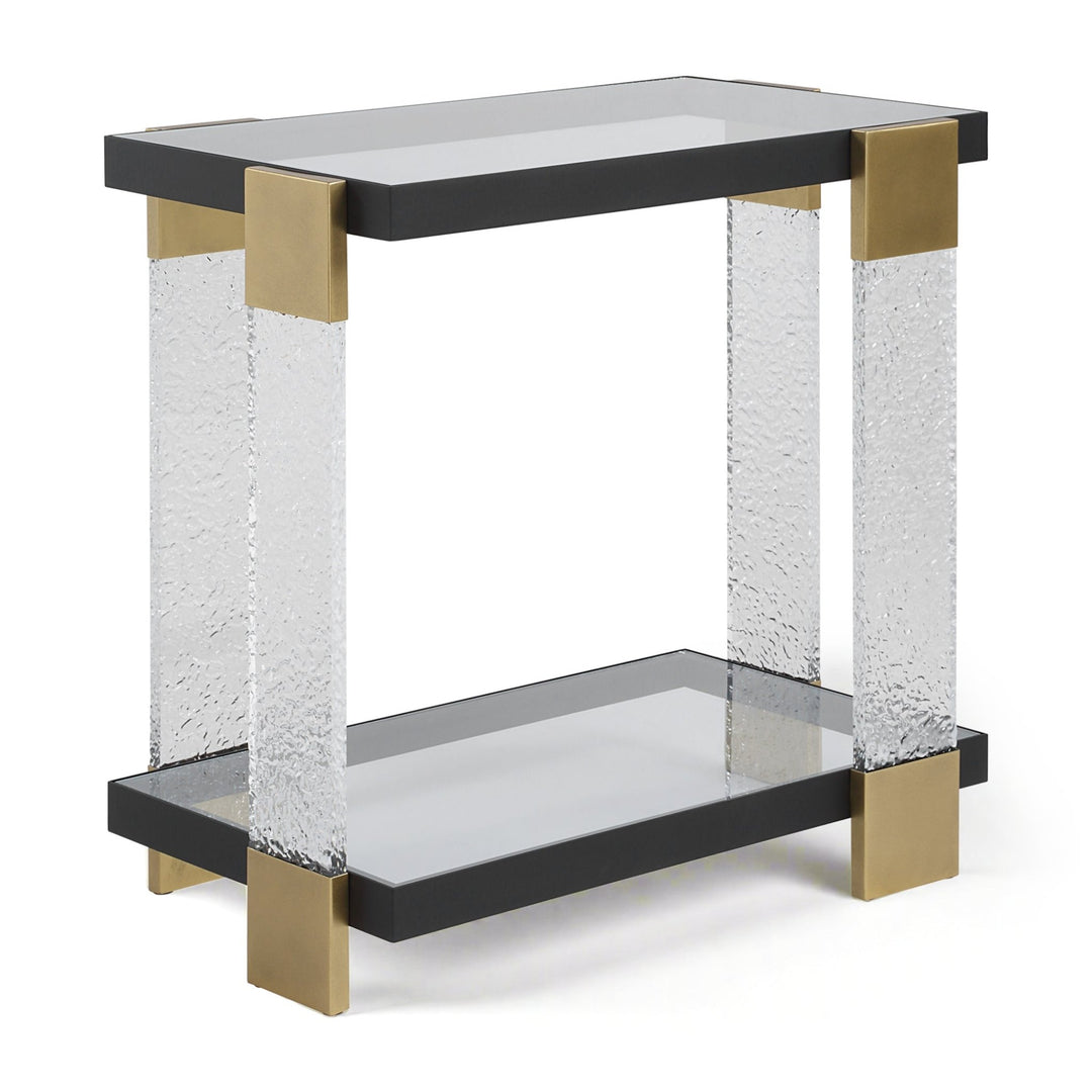 BENDENA ACRYLIC LEG END TABLE