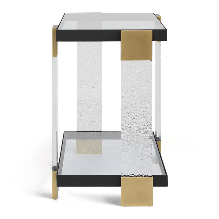 BENDENA ACRYLIC LEG END TABLE