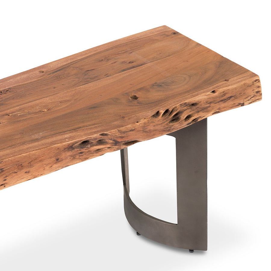 BENT LIVE - EDGE DINING BENCH