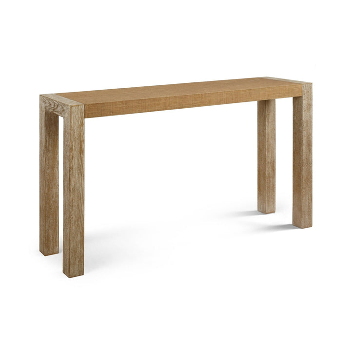 BENTLEY GRASSCLOTH CONSOLE TABLE