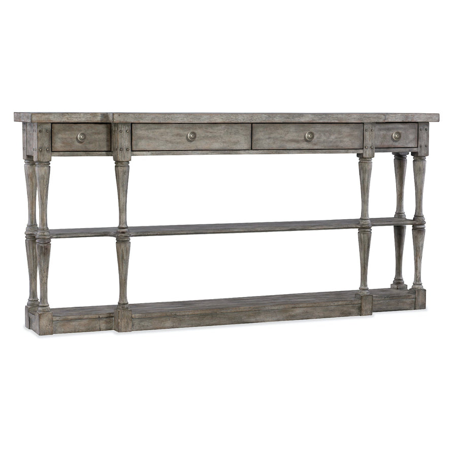 BERRINGTON CONSOLE: AGED GREY