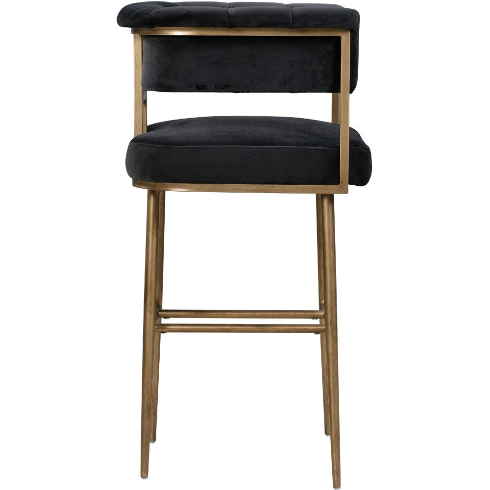 BIANCA VELVET BAR STOOL