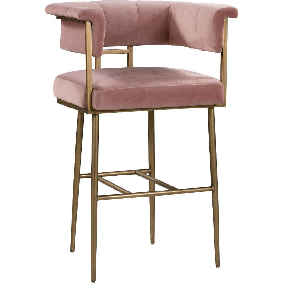 BIANCA VELVET BAR STOOL