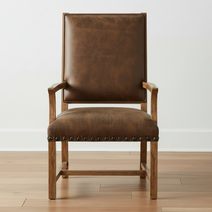 Big Sky Dining Arm Chair – Front View Clean