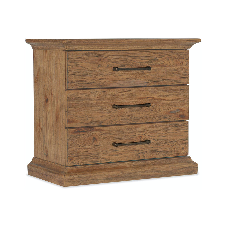 BIG SKY THREE DRAWER NIGHTSTAND: NATURAL