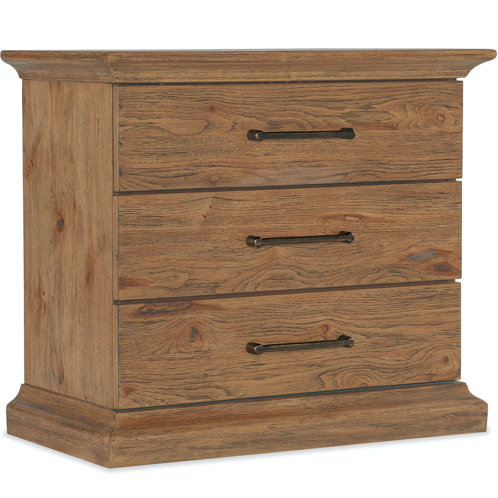 BIG SKY THREE DRAWER NIGHTSTAND: NATURAL