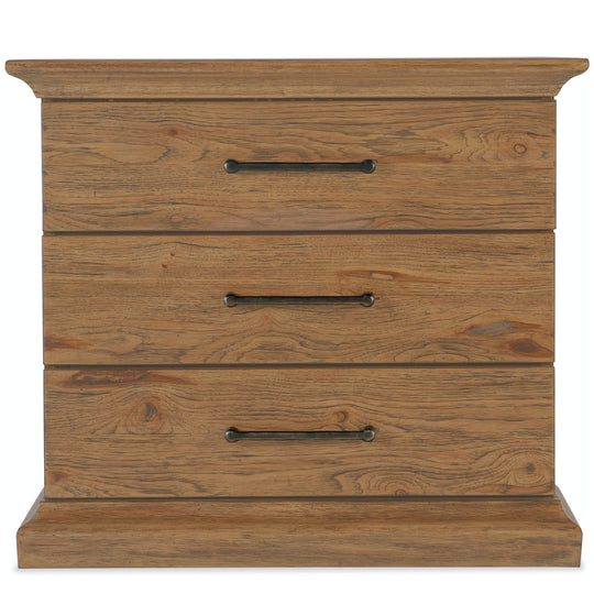 BIG SKY THREE DRAWER NIGHTSTAND: NATURAL