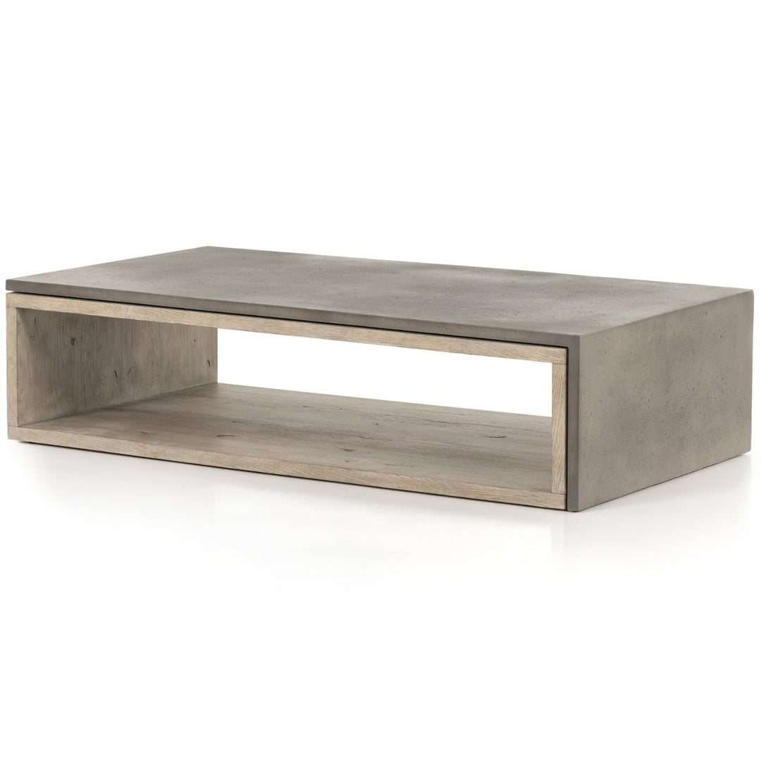 BINA OAK + CONCRETE COFFEE TABLE