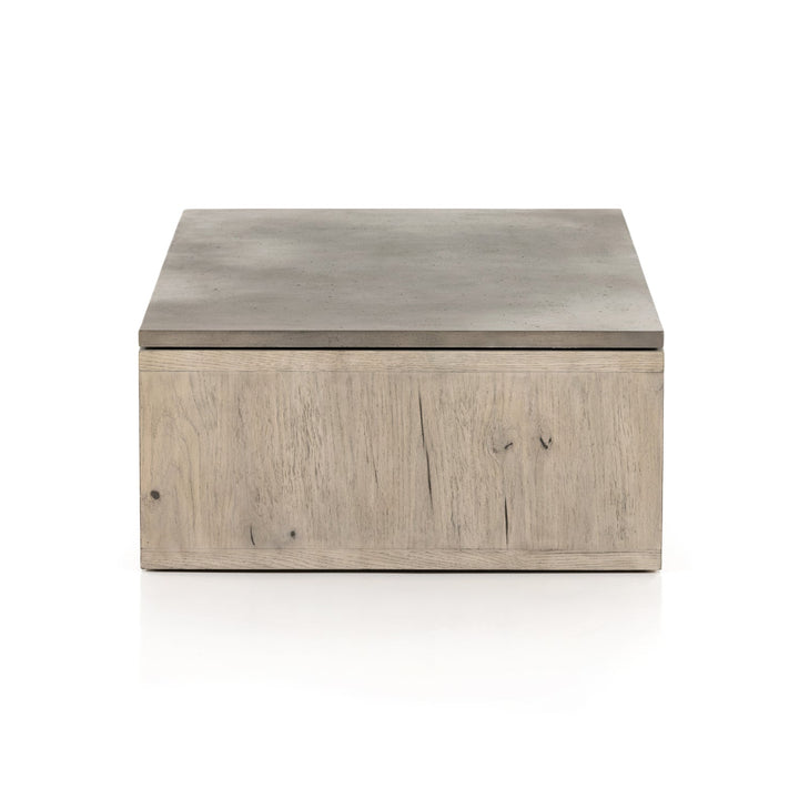 BINA OAK + CONCRETE COFFEE TABLE