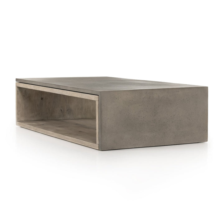 BINA OAK + CONCRETE COFFEE TABLE