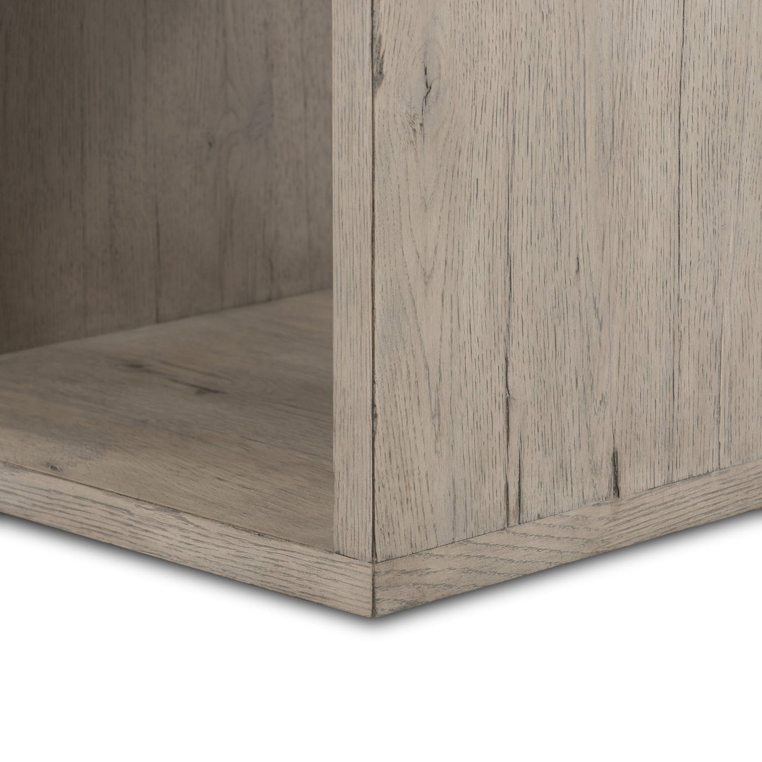 BINA OAK + CONCRETE END TABLE