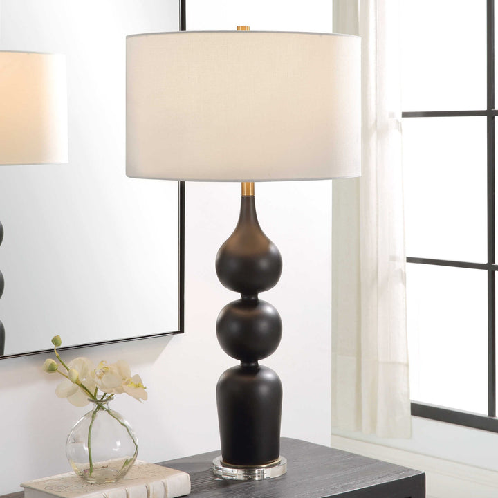 BLACK CAVIAR TABLE LAMP