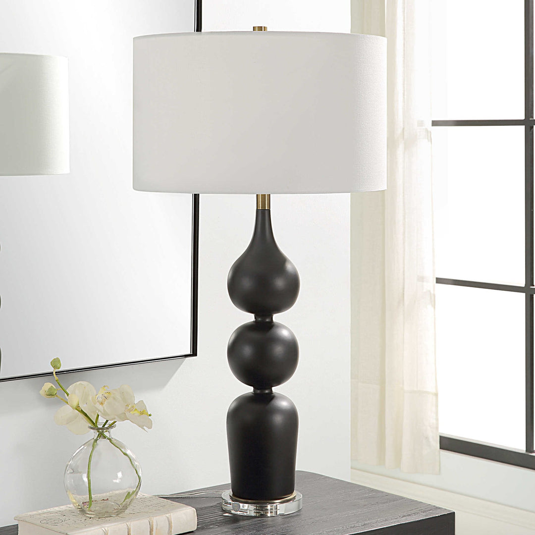 BLACK CAVIAR TABLE LAMP