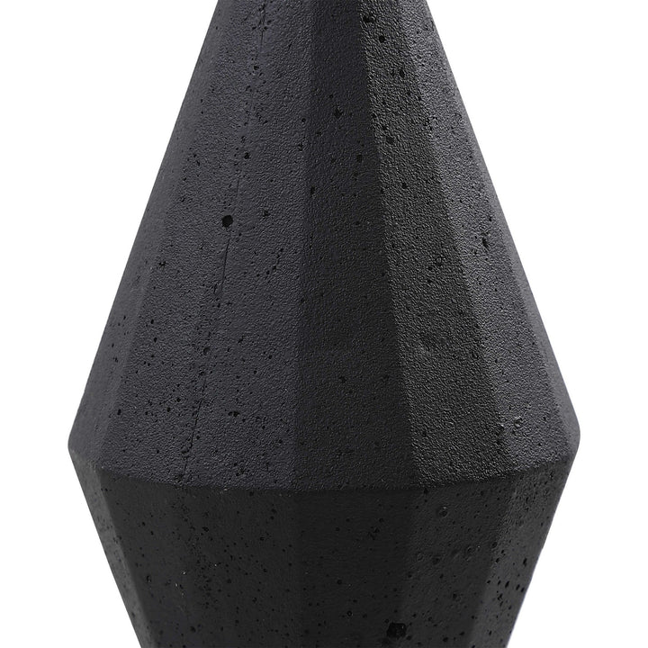 BLACK DIAMOND STONE SCULPTURES | SET OF 3