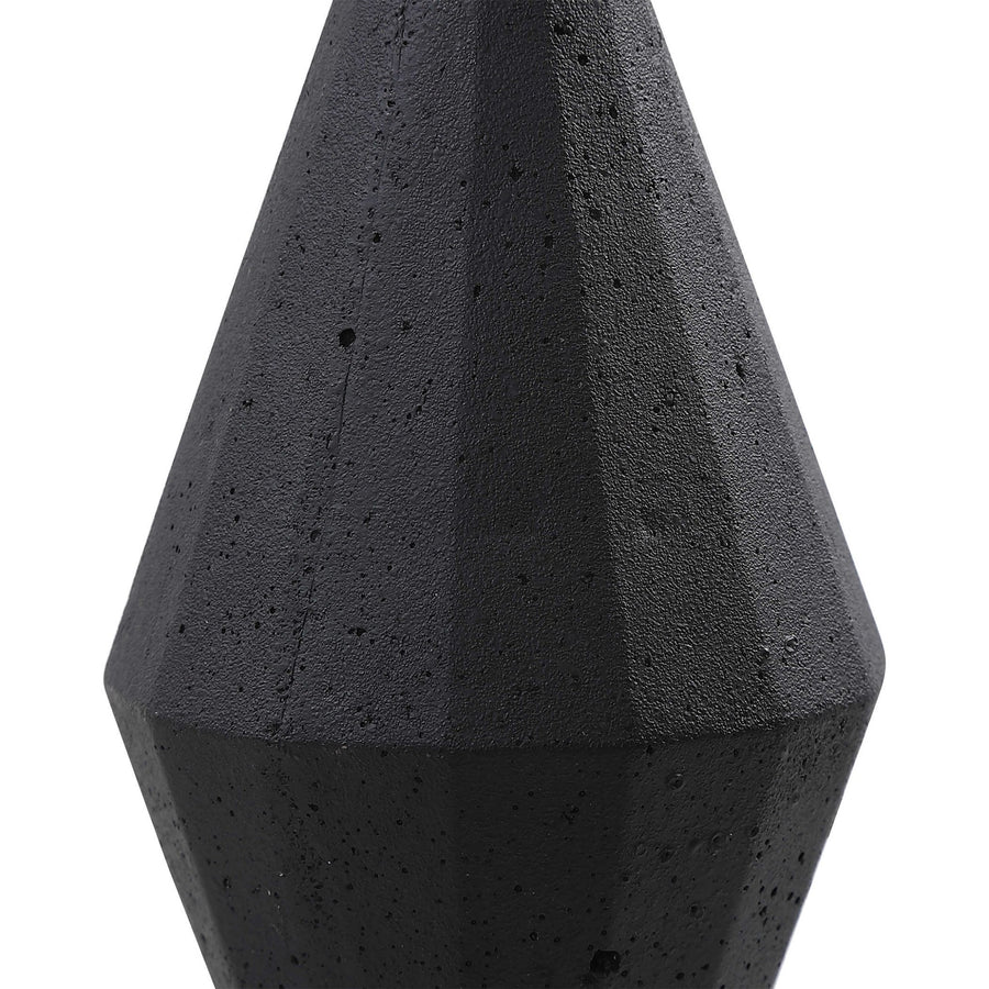 BLACK DIAMOND STONE SCULPTURES | SET OF 3