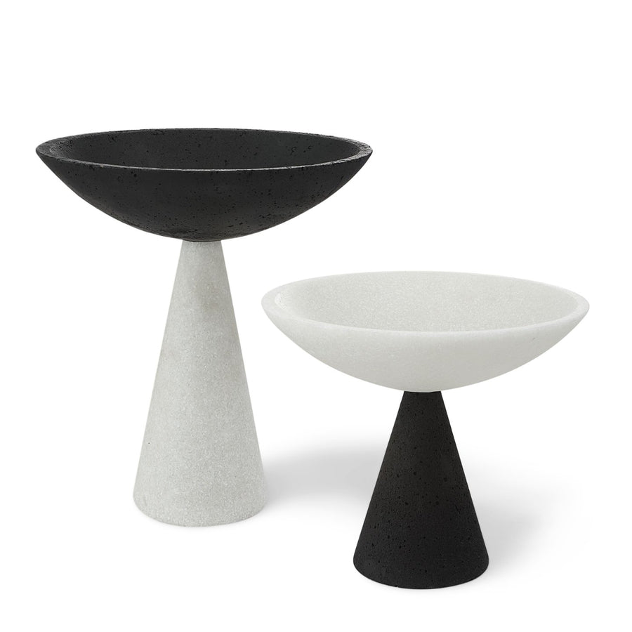 BLACK & WHITE ANTITHESIS BOWLS | SET OF 2