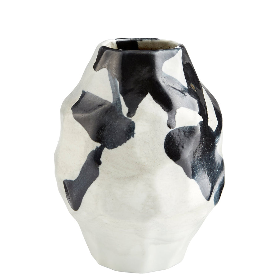 BLACK & WHITE MOD VASE