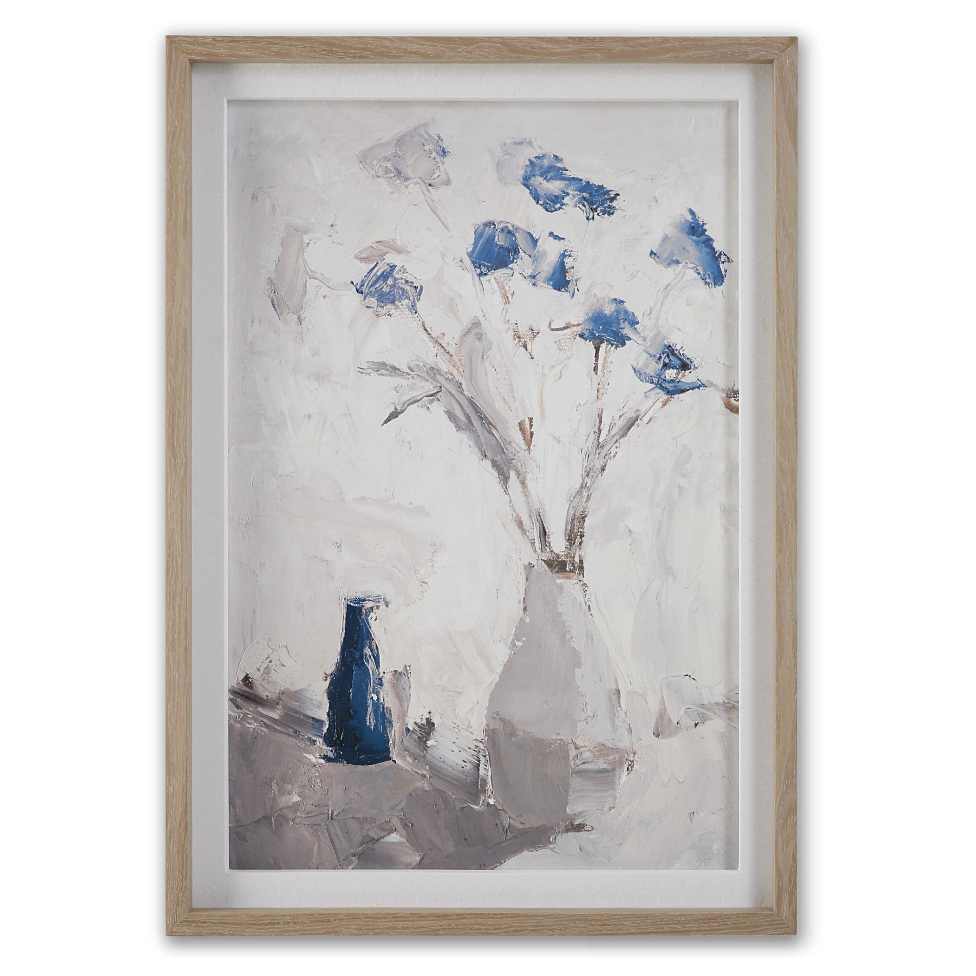 Framed Blue Flower hotsell Painting