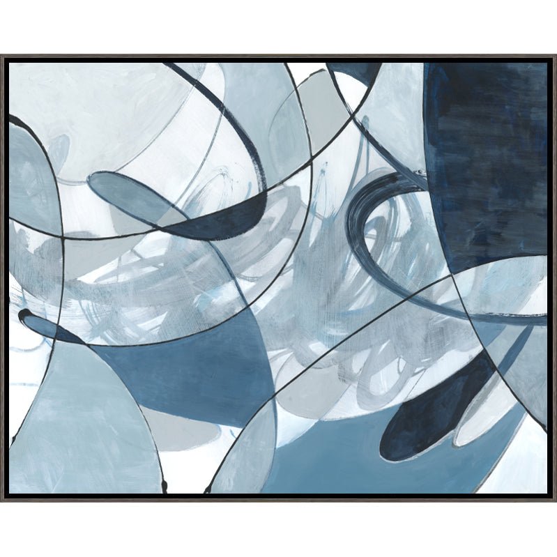 "BLUE MEDLEY" CANVAS ART DIPTYCH