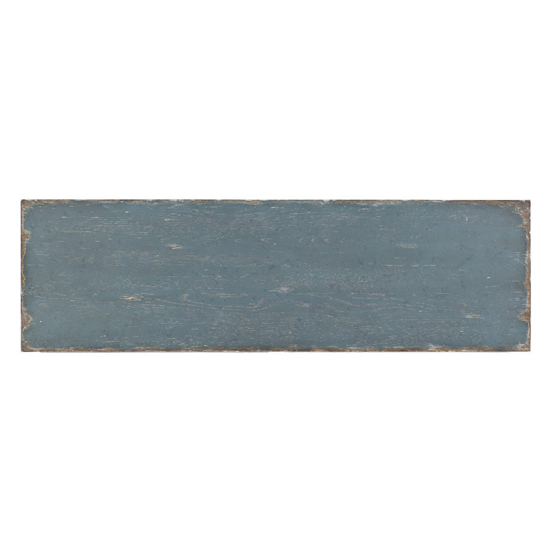 BOHEME RUSTIC FRENCH BLUE MEDIA CREDENZA