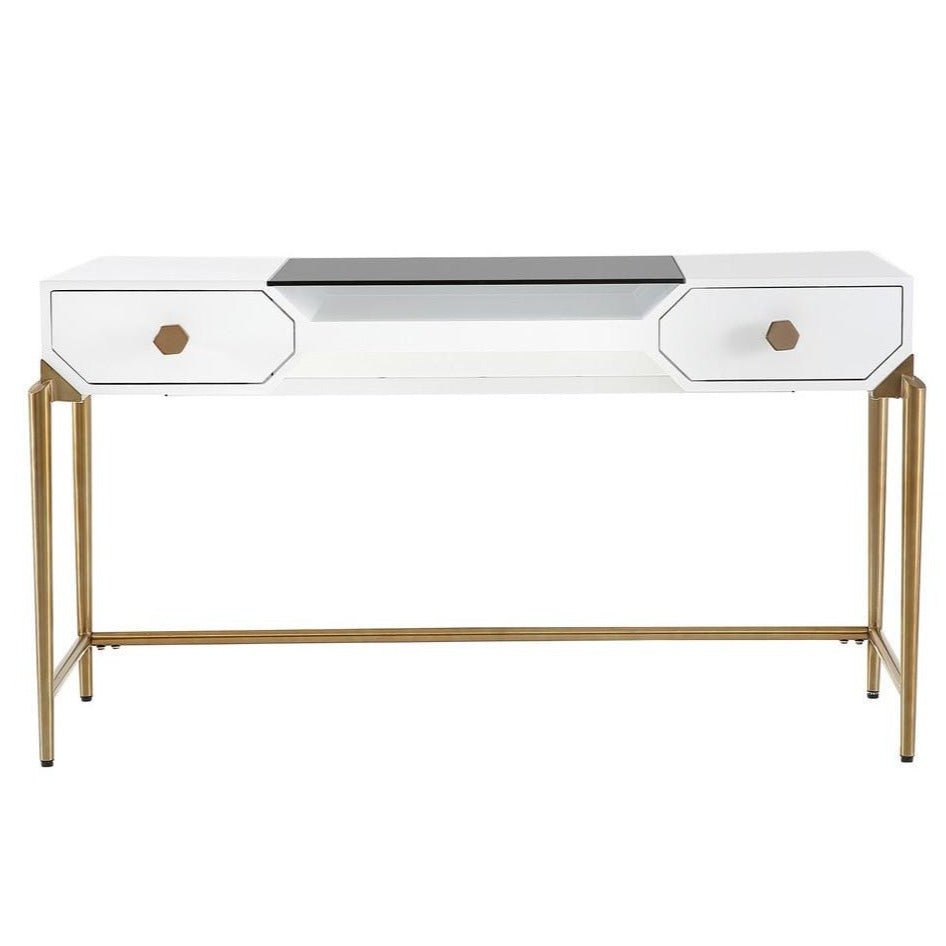 BOJO WHITE LACQUER DESK