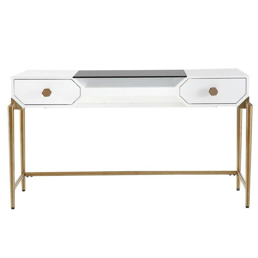 BOJO WHITE LACQUER DESK