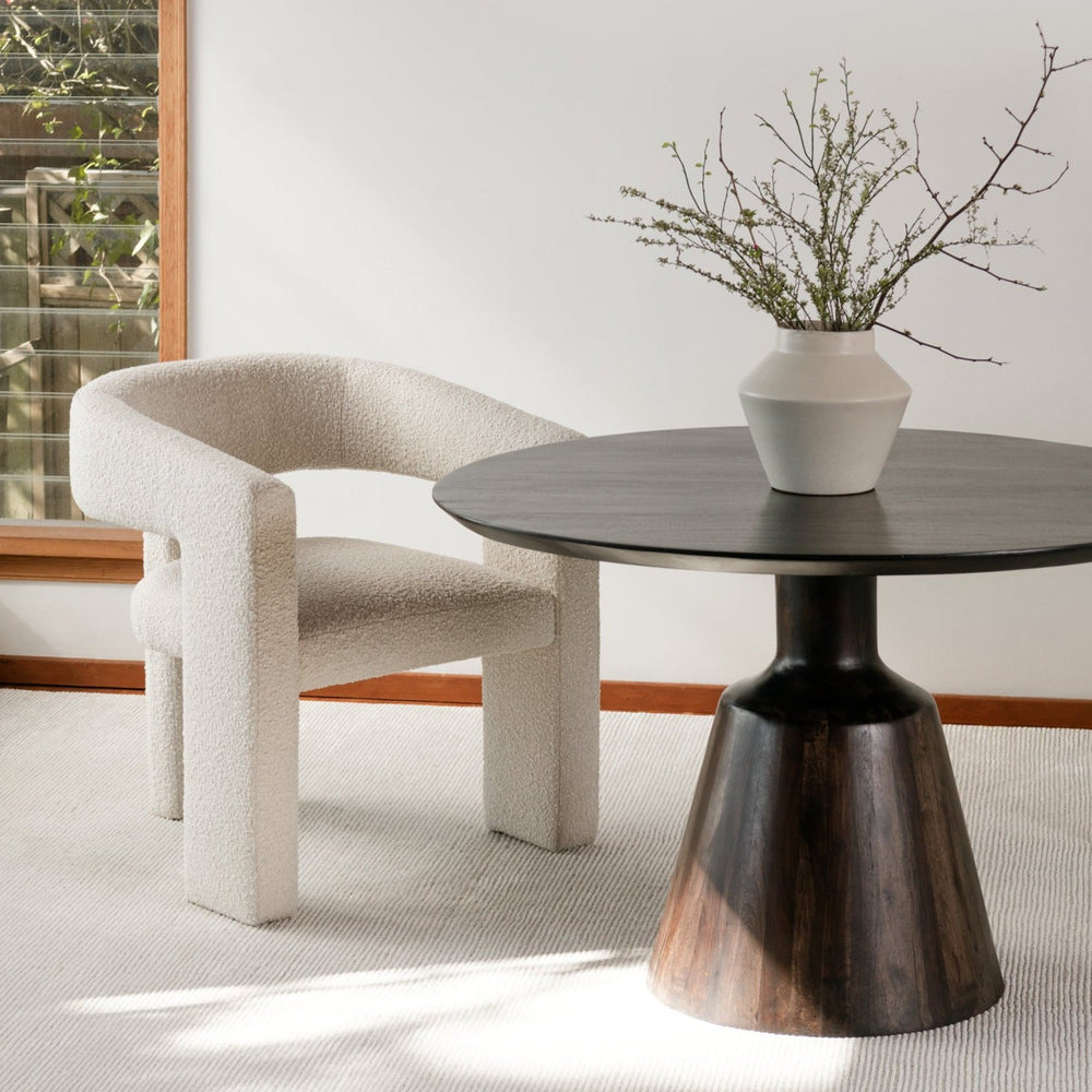 BOLT 46"ROUND PEDISTAL DINING TABLE