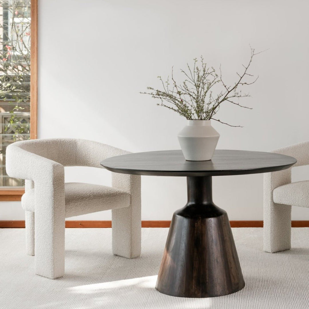 BOLT 46"ROUND PEDISTAL DINING TABLE