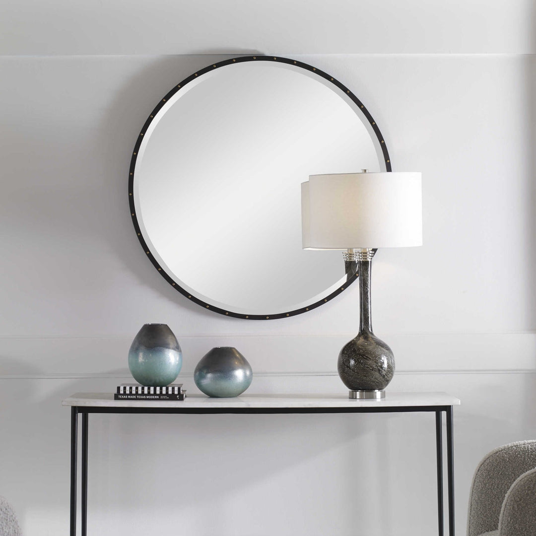 BOLTED ROUND MIRROR