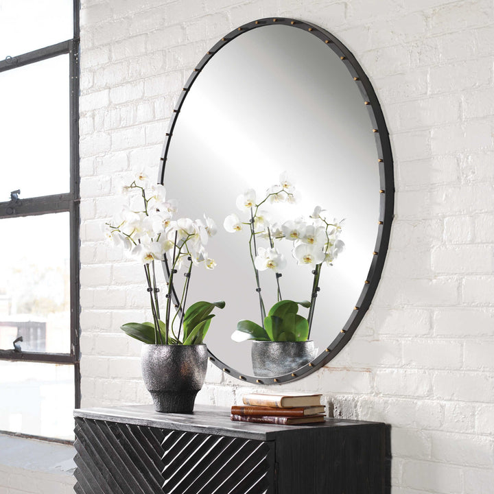 BOLTED ROUND MIRROR