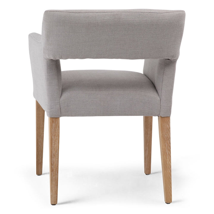 BOOKER DINING CHAIR: LIGHT GREY