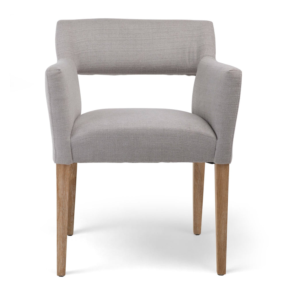 BOOKER DINING CHAIR: LIGHT GREY