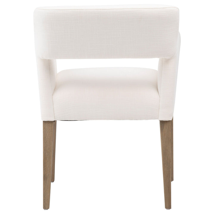 BOOKER DINING CHAIR: NATURAL WHITE