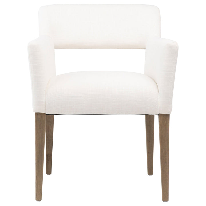 BOOKER DINING CHAIR: NATURAL WHITE