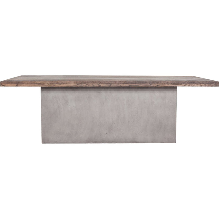 8' KAIA OAK + CONCRETE DINING TABLE