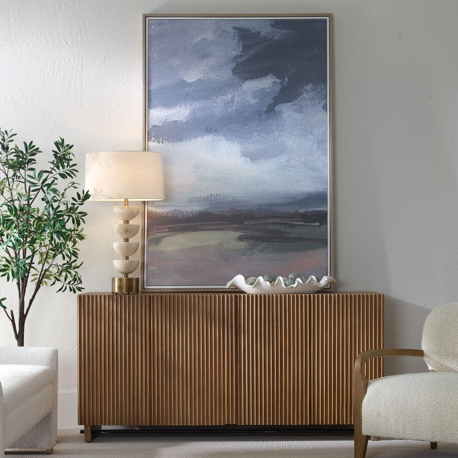 "BRACING" FRAMED LANDSCAPE CANVAS ART