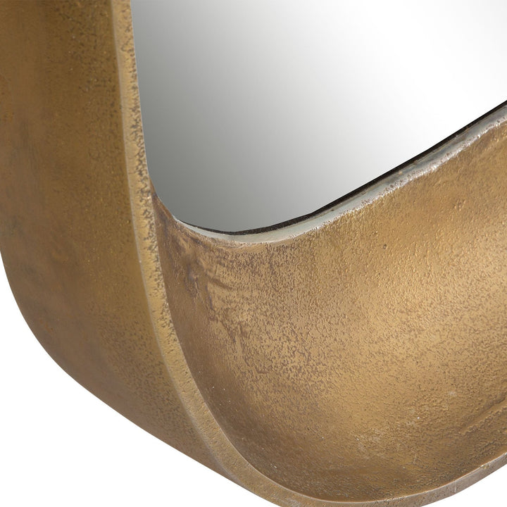 BRADANO BRASS ARCH MIRROR