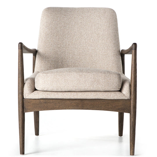 BRADEN ARM CHAIR: LIGHT CAMEL