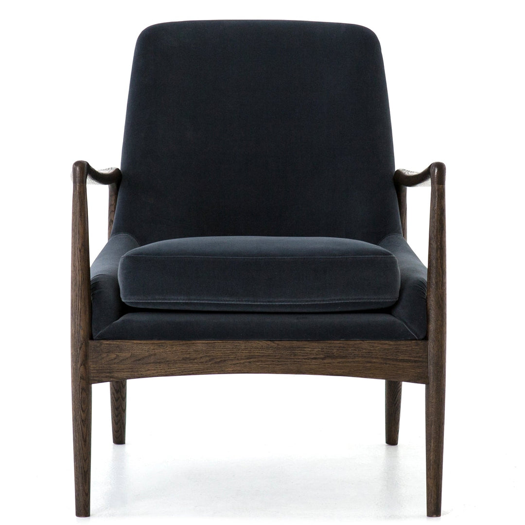 BRADEN SHADOW VELVET ARM CHAIR