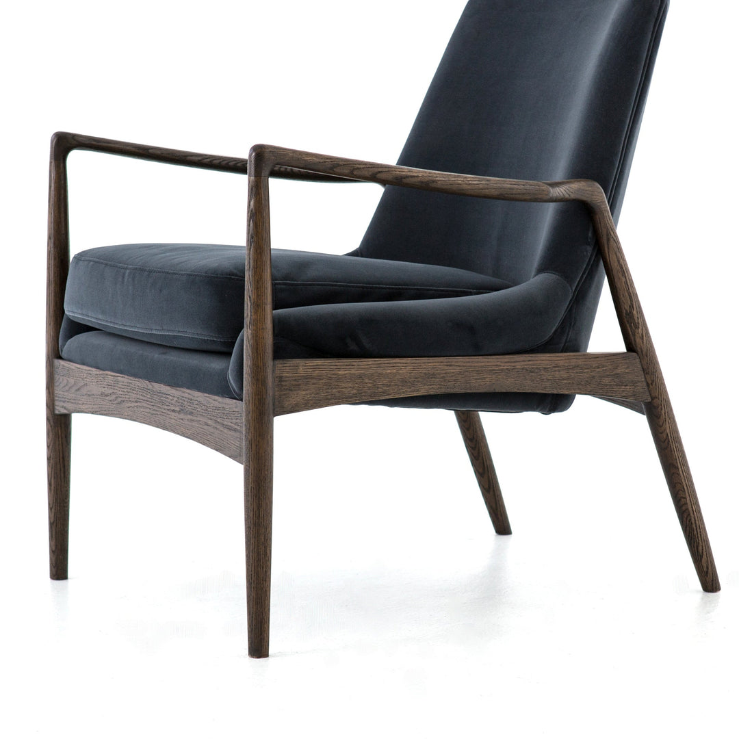 BRADEN SHADOW VELVET ARM CHAIR